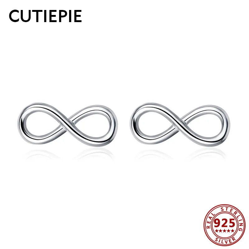 CUTIEPIE Classic Eternal Love Stud Earrings 100% Real 925 Sterling Silver Simple Geometric Shape Earrings Jewelry for Women Gift
CUTIEPIE Classic Eternal Love Stud Earrings 100% Real 925 Sterling Silver Simple Geometric Shape Earrings Jewelry for Women Gift