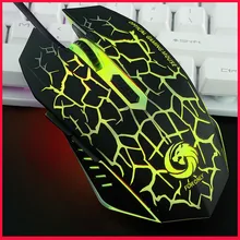 Fashion 6 Buttons Optical Wired Optical Gaming Computer Mouse Mice for Gamer LOL CF WOW Christmas Gift