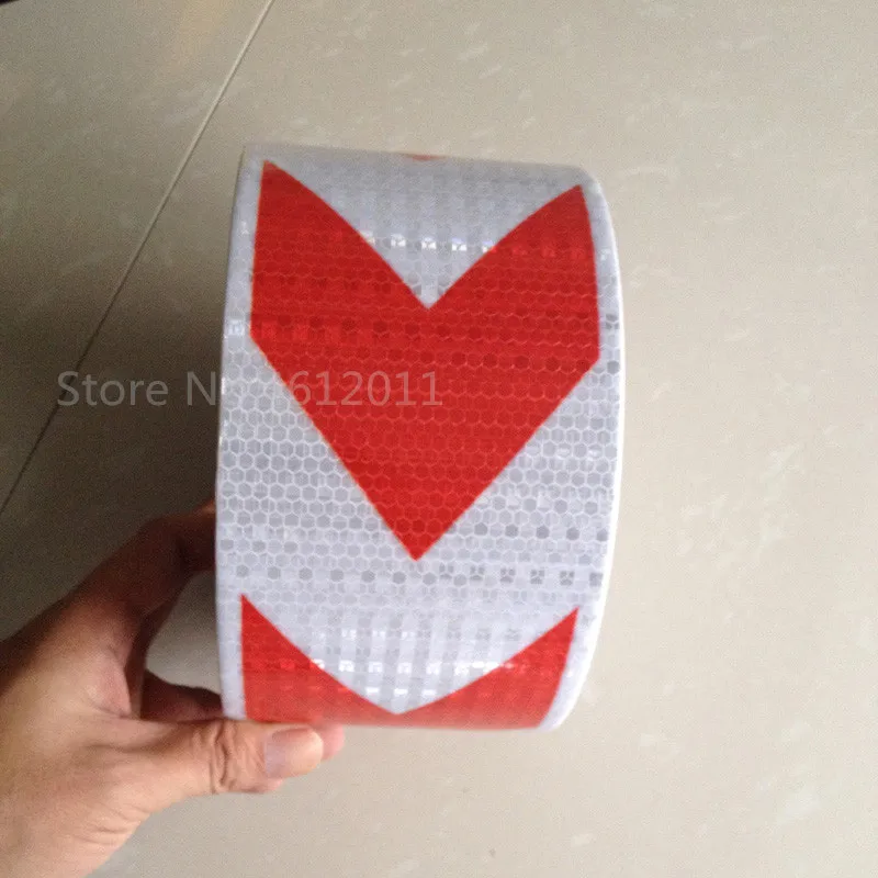 Red and Silver Arrow 10cmx0.5m Safety Reflective Warning Self Adhesive Tape Sticker for Road Way Street Stage
Red and Silver Arrow 10cmx0.5m Safety Reflective Warning Self Adhesive Tape Sticker for Road Way Street Stage