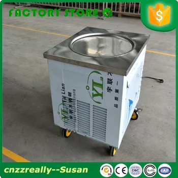 Stainless Steel Fried Ice Cream Machine Single Pan Freezer ice pan machine with defrost for Yummy Ice Cream Rolls Making
Stainless Steel Fried Ice Cream Machine Single Pan Freezer ice pan machine with defrost for Yummy Ice Cream Rolls Making