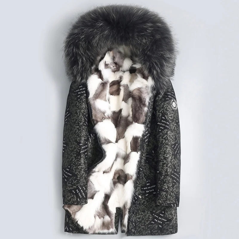 2019 New Fox fur Liner Sheep Fur one Genuine Leather Coat Big Raccoon fur collar Sheepskin Leather Jacket Men Printing design
2019 New Fox fur Liner Sheep Fur one Genuine Leather Coat Big Raccoon fur collar Sheepskin Leather Jacket Men Printing design