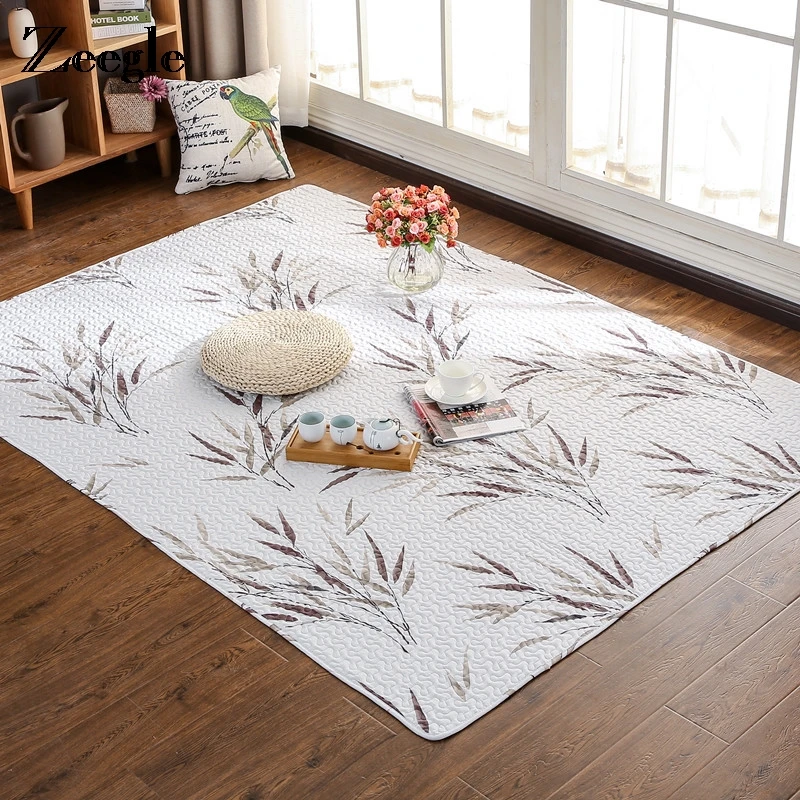 Zeegle Cotton Japanese Style Carpet For Living Room Home Crawl Tatami Mat Non-slip Bedroom Beside Mat Children Play Rug
Zeegle Cotton Japanese Style Carpet For Living Room Home Crawl Tatami Mat Non-slip Bedroom Beside Mat Children Play Rug