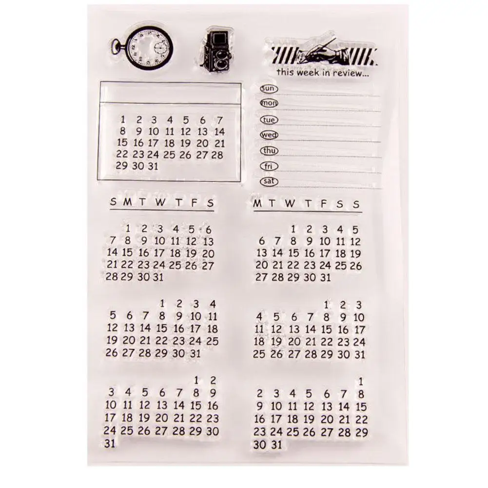 None Perpetual Calendar Style Transparent Stamp for Kids DIY Diary Scrapbook Gift Cards Decoration
None Perpetual Calendar Style Transparent Stamp for Kids DIY Diary Scrapbook Gift Cards Decoration