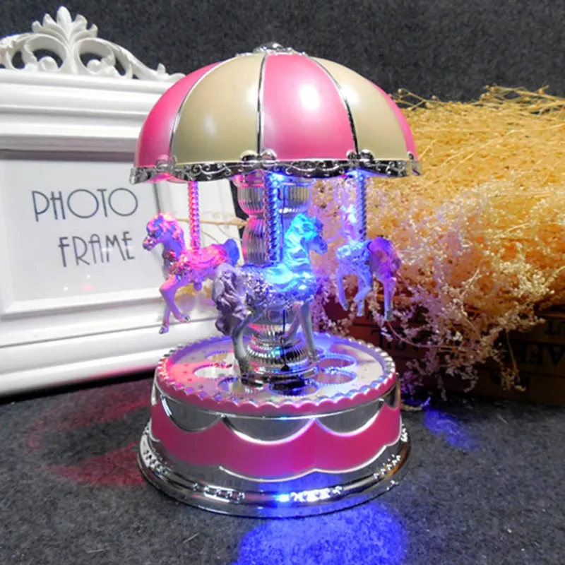 2018 Creative Light Merry Go Round Figurines Miniatures Crafts Christmas Birthday Gift Carousel Decoration Crafts Merry
2018 Creative Light Merry Go Round Figurines Miniatures Crafts Christmas Birthday Gift Carousel Decoration Crafts Merry