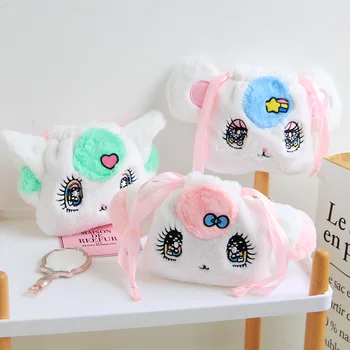 22cm Sailor Moon Storage Bag Drawstring Travel Plush Luna Cat Girls Fashion Sundries Bag Pocket Coin Purse Soft Stuffed plush
22cm Sailor Moon Storage Bag Drawstring Travel Plush Luna Cat Girls Fashion Sundries Bag Pocket Coin Purse Soft Stuffed plush