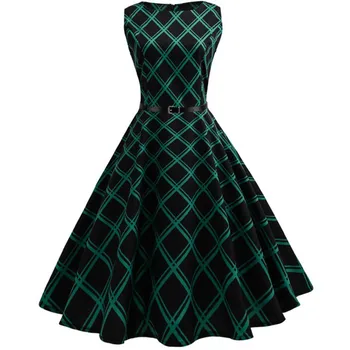 Women Vintage Floral Bodycon soft and comfortable Plaid Sleeveless Casual Evening Party Dress L50/0131
Women Vintage Floral Bodycon soft and comfortable Plaid Sleeveless Casual Evening Party Dress L50/0131