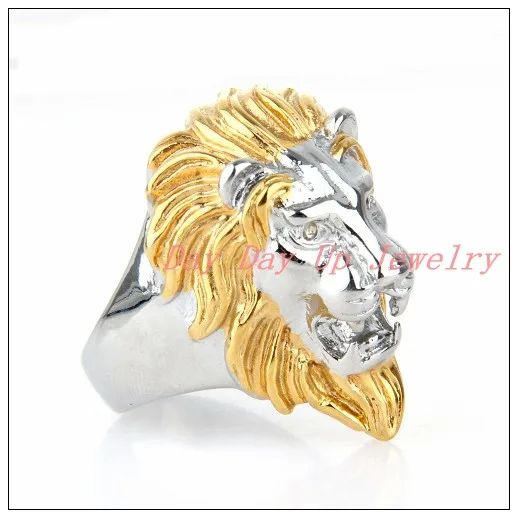 New Casting Cool Jewelry Punk 316L Stainless Steel Silver Gold Lion Mens Boys Rings Size 7-15 High Quality
New Casting Cool Jewelry Punk 316L Stainless Steel Silver Gold Lion Mens Boys Rings Size 7-15 High Quality