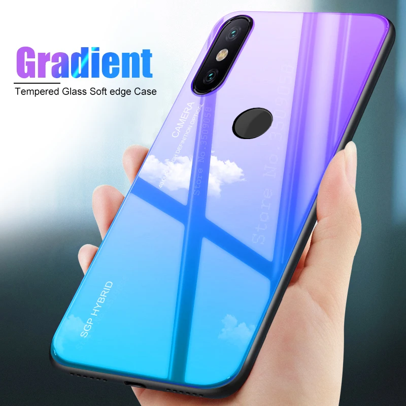 Gradient Glas Soft edge Case For Xiaomi Redmi 5 plus note 5 5a Prime 6 pro 6A S2 note 4 4X Global Version Protective Shell Cover
Gradient Glas Soft edge Case For Xiaomi Redmi 5 plus note 5 5a Prime 6 pro 6A S2 note 4 4X Global Version Protective Shell Cover