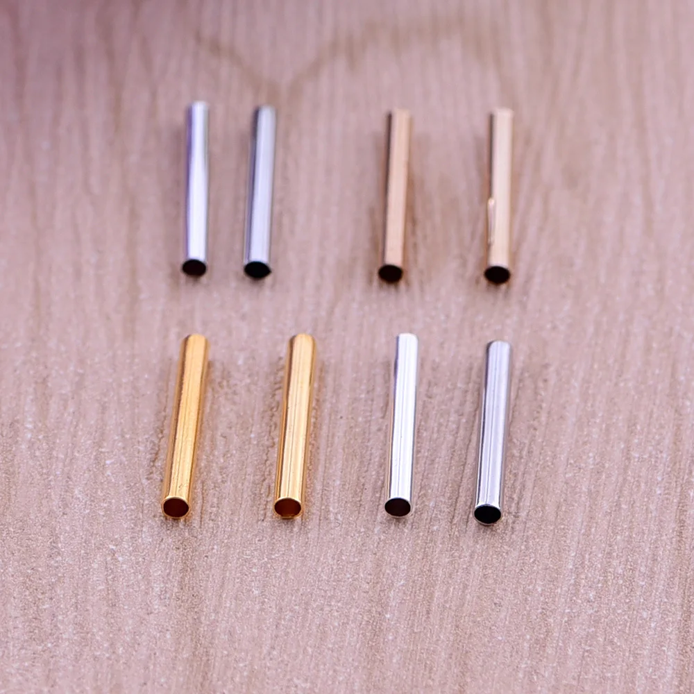 50pcs/lot 15*2mm Gold silver color Copper Tube Charms Connector Simple handmade craft tag pendants jewelry DIY material
50pcs/lot 15*2mm Gold silver color Copper Tube Charms Connector Simple handmade craft tag pendants jewelry DIY material