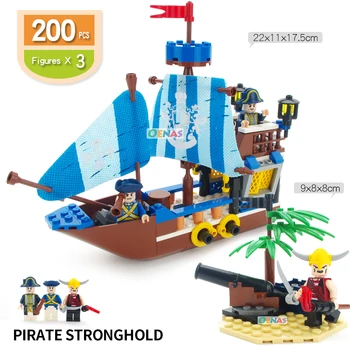 Caribbean Pirate Building Bricks Blocks toy set warship pirate stronghold Match with Famous Brand Children birthday gift
Caribbean Pirate Building Bricks Blocks toy set warship pirate stronghold Match with Famous Brand Children birthday gift