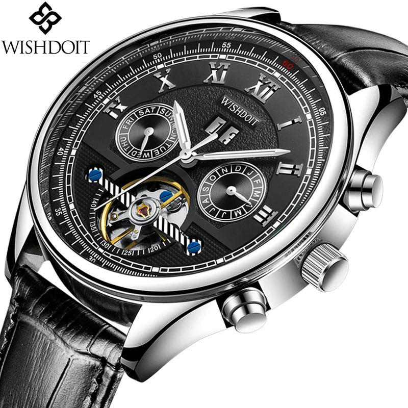 WISHDOIT Mens watchesTop Brand Luxury Men's Automatic Mechanical Watch Men Fashion Business Waterproof Watch Relogios Masculino
WISHDOIT Mens watchesTop Brand Luxury Men's Automatic Mechanical Watch Men Fashion Business Waterproof Watch Relogios Masculino