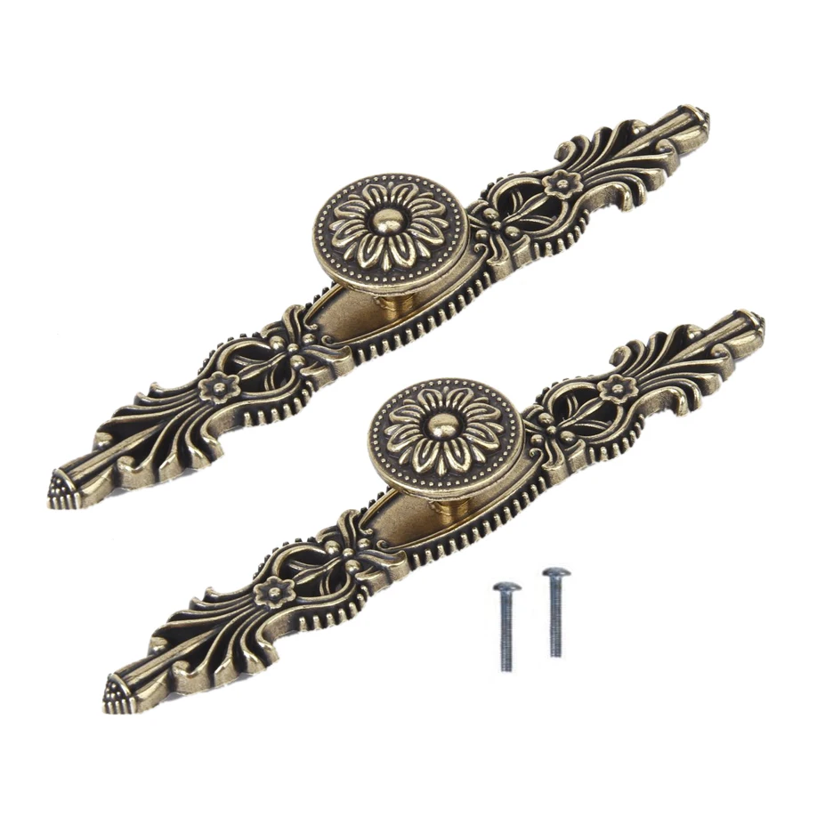 EWS! 2 piezas de 165 mm de bronce antiguo gabinete flor manejar manija de la puerta manija del gabinete comercio-in closet
EWS! 2 piezas de 165 mm de bronce antiguo gabinete flor manejar manija de la puerta manija del gabinete comercio-in closet
