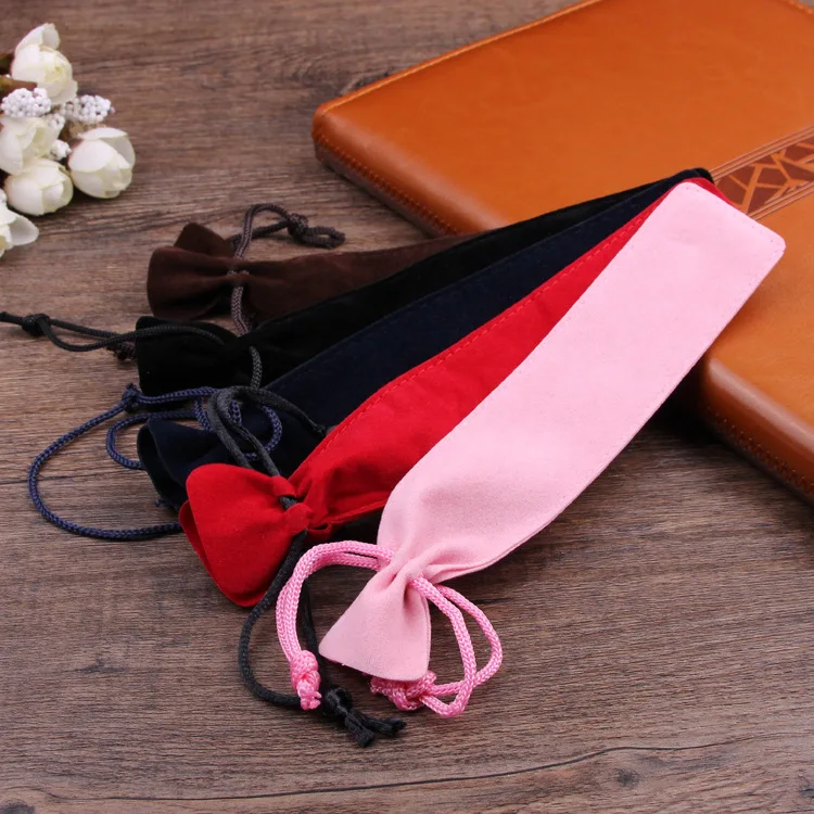 100pcs/set Crystal Pen Celvt Pen Bag Pencil Beam Thick Flannel Double-sided Multi-color Pen Gift Velvet Bags for Crystal Pen
100pcs/set Crystal Pen Celvt Pen Bag Pencil Beam Thick Flannel Double-sided Multi-color Pen Gift Velvet Bags for Crystal Pen