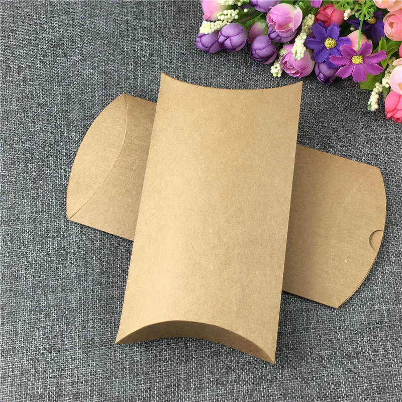Paper Pillow Boxes Blank Gift Box Kraft Storage Box Paper Packing Boxes For Jewelry Crafts Handmade Soap 30Pcs/Lot
Paper Pillow Boxes Blank Gift Box Kraft Storage Box Paper Packing Boxes For Jewelry Crafts Handmade Soap 30Pcs/Lot