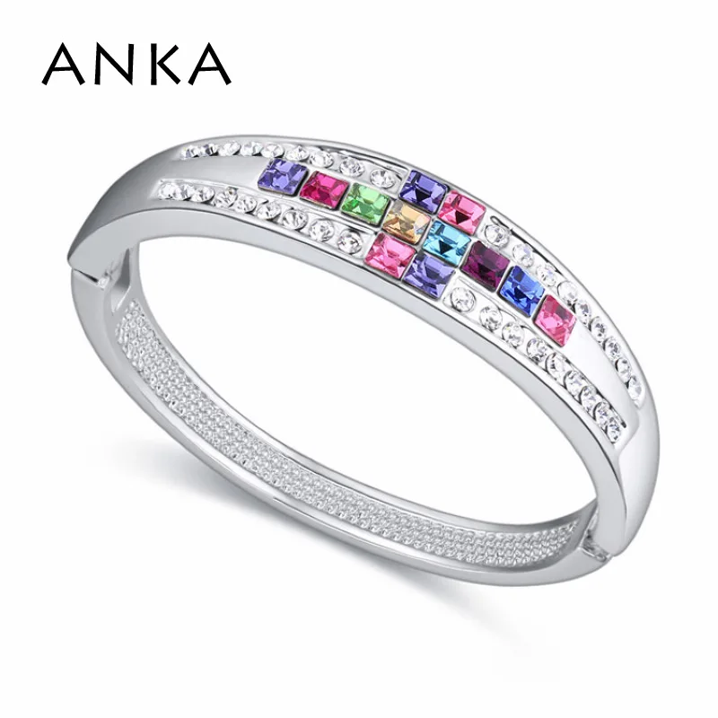 ANKA New Rhodium Plated Cross Crystals Pave Bangles Bracelet Crystals from Austrian Women Jewelry #116567
ANKA New Rhodium Plated Cross Crystals Pave Bangles Bracelet Crystals from Austrian Women Jewelry #116567