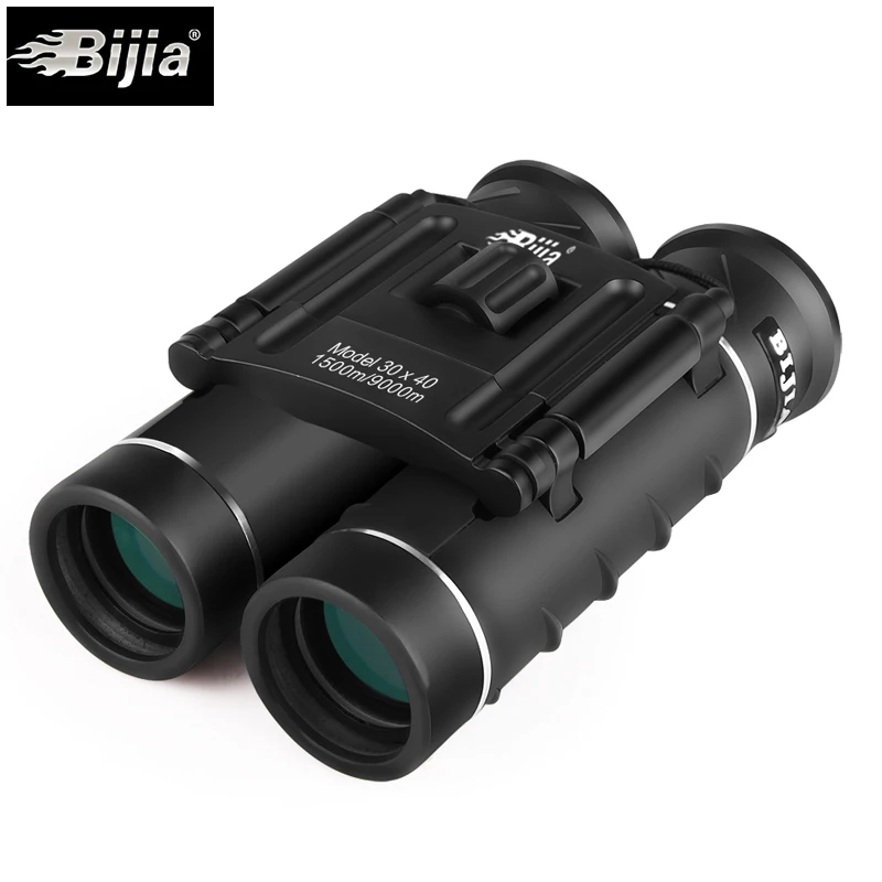 Bijia 30x40 мини складные бинокль карман телескоп водонепроницаемый опера очки для