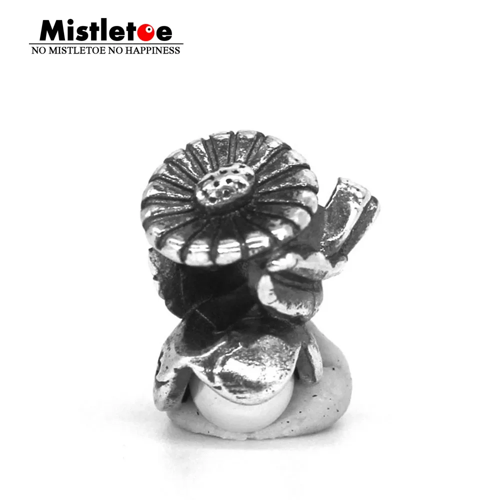 Mistletoe Jewelry 925 Sterling Silver Daisy of April With White Pearl Charm Bead Fit European Troll 3.0mm Bracelet
Mistletoe Jewelry 925 Sterling Silver Daisy of April With White Pearl Charm Bead Fit European Troll 3.0mm Bracelet