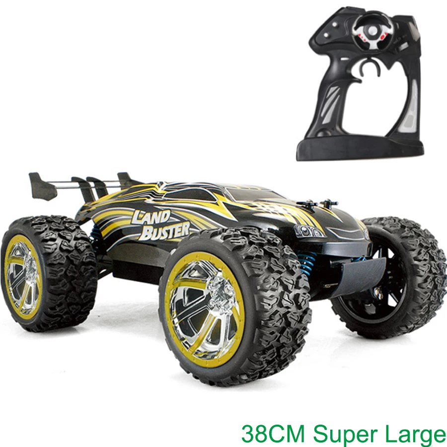 38CM Large Land Cruiser Model Electric Remote Control Vehicle Car 2.4G 4WD 1/12 High-speed 45km/h Vehicle Boy RC Car Toy
38CM Large Land Cruiser Model Electric Remote Control Vehicle Car 2.4G 4WD 1/12 High-speed 45km/h Vehicle Boy RC Car Toy