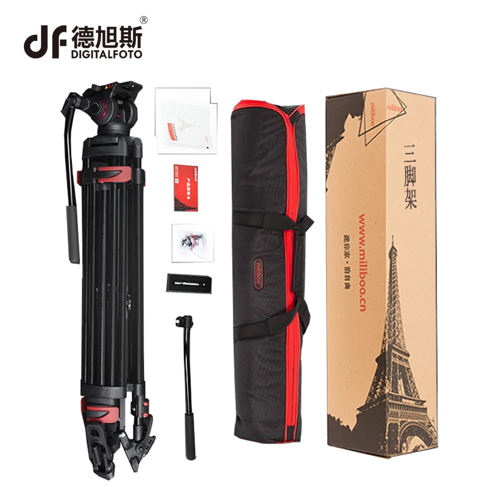 DIGITALFOTO Miliboo top quality MTT609A 15kg bear load professional Iron Tower Alloy Aluminum video Tripod with Fluid head
DIGITALFOTO Miliboo top quality MTT609A 15kg bear load professional Iron Tower Alloy Aluminum video Tripod with Fluid head