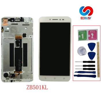 No Dead Pixels LCD For Asus ZenFone Live ZB501KL X00FD LCD screen display with frame touch panel digitizer Assembly Replacement
No Dead Pixels LCD For Asus ZenFone Live ZB501KL X00FD LCD screen display with frame touch panel digitizer Assembly Replacement