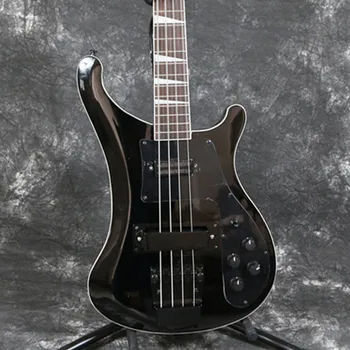 In Stock Ricken-bucker Electric Bass Guitar SR-082 Black Color Handmade Real Photos
In Stock Ricken-bucker Electric Bass Guitar SR-082 Black Color Handmade Real Photos