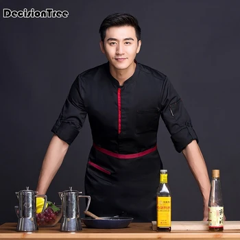 2020 black white wholesale men bakery kitchen cook chef jackets long sleeve breathable cotton breasted chef uniform
2020 black white wholesale men bakery kitchen cook chef jackets long sleeve breathable cotton breasted chef uniform