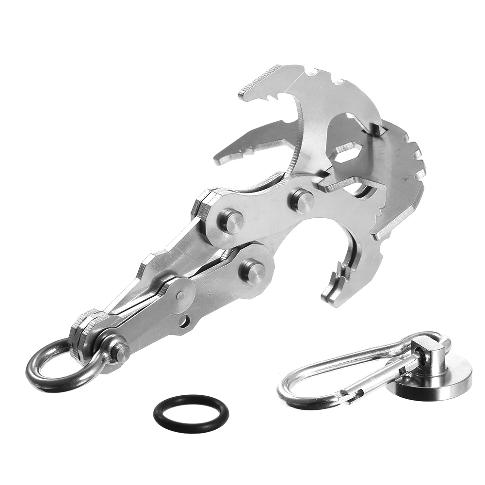 stainless steel Grappling Gravity Hook Carabiner Climbing Claws Rescue EDC Tool Tactical Emergency Key Chains Camping Travel Kit
stainless steel Grappling Gravity Hook Carabiner Climbing Claws Rescue EDC Tool Tactical Emergency Key Chains Camping Travel Kit