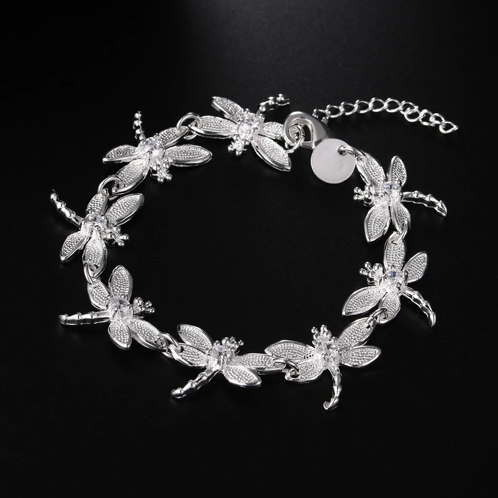 silver dragonfly bracelet fashion For women girl lovely silver color Bracelet , Christmas gift Valentine's day JSHH121
silver dragonfly bracelet fashion For women girl lovely silver color Bracelet , Christmas gift Valentine's day JSHH121
