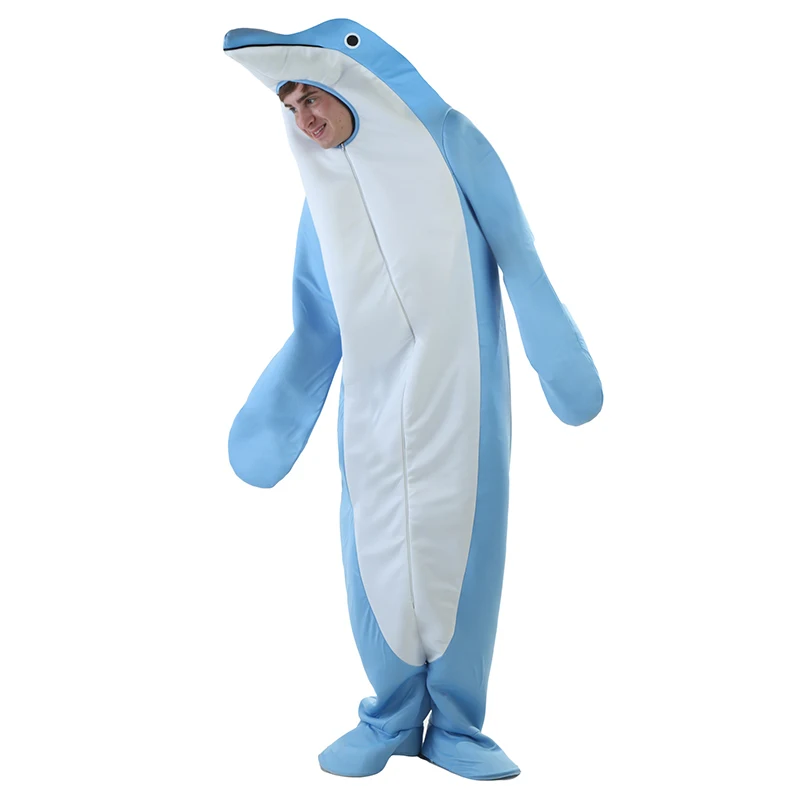 Playful Creature Ocean Animal Cosplay Costumes Adult Dolphin Costume Jumpsuits Male Celebrate Chirstmas
Playful Creature Ocean Animal Cosplay Costumes Adult Dolphin Costume Jumpsuits Male Celebrate Chirstmas