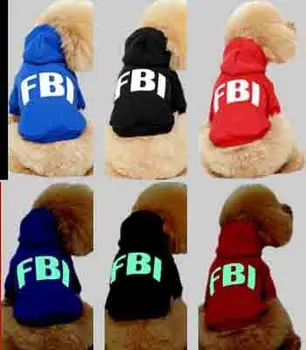 FBI reflective print dog hoodies puppy cotton hoody coat pet night clothes SZ XS to XL red black yellow green
FBI reflective print dog hoodies puppy cotton hoody coat pet night clothes SZ XS to XL red black yellow green