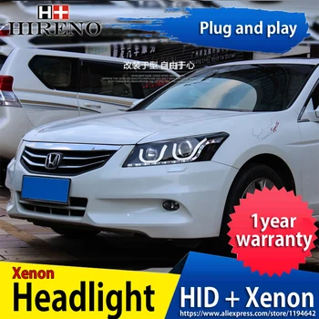 Hireno Headlamp for Honda Accord 2008-2012 Headlight Assembly LED DRL Angel Lens Double Beam HID Xenon 2pcs 
Hireno Headlamp for Honda Accord 2008-2012 Headlight Assembly LED DRL Angel Lens Double Beam HID Xenon 2pcs