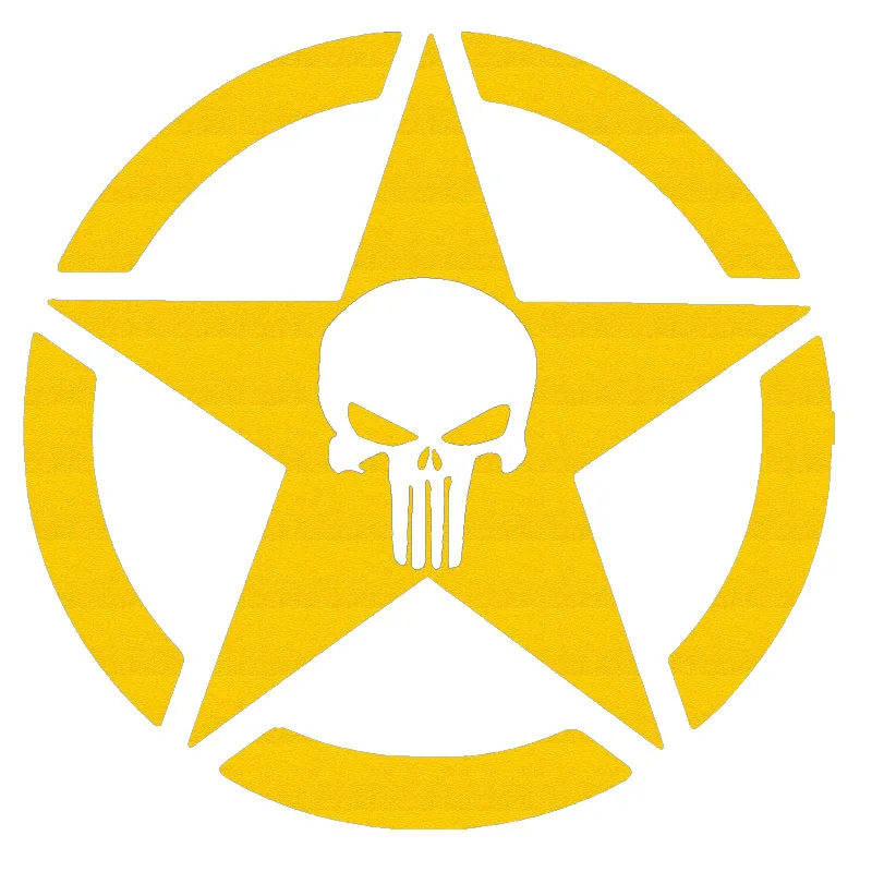 15*15CM Reflective Five Star Skull Car Sticker Fuel Tank And Window Stickers For alfa romeo 159 vw golf 7 jeep grand cherokee
15*15CM Reflective Five Star Skull Car Sticker Fuel Tank And Window Stickers For alfa romeo 159 vw golf 7 jeep grand cherokee
