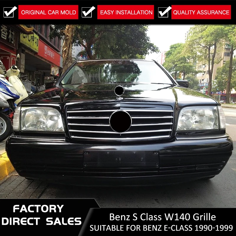 High Quality ABS Front Middle Grille For Mercedes Benz S-Class W140 S300 1990-1999 Year
High Quality ABS Front Middle Grille For Mercedes Benz S-Class W140 S300 1990-1999 Year