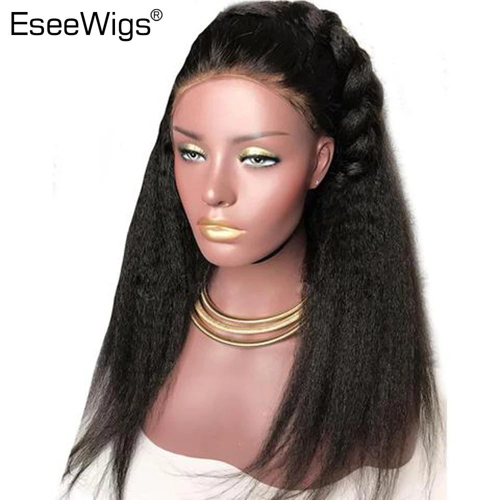 Eseewigs Kinky Straight Full Lace Human Hair Wigs For Black Women Brazilian Remy Hair Bleached Knots With Baby Hair
Eseewigs Kinky Straight Full Lace Human Hair Wigs For Black Women Brazilian Remy Hair Bleached Knots With Baby Hair