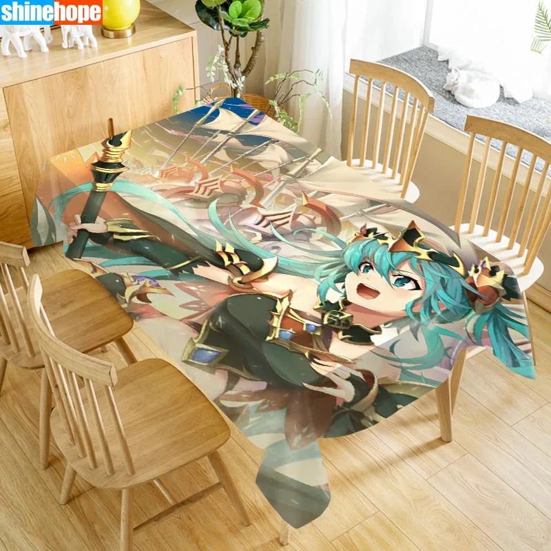 Custom Hatsune Miku Table Cloth Oxford Print Waterproof Oilproof Home Rectangular Party Table Cover 100X140cm/140X250cm
Custom Hatsune Miku Table Cloth Oxford Print Waterproof Oilproof Home Rectangular Party Table Cover 100X140cm/140X250cm