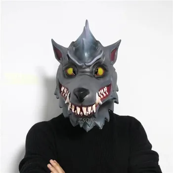 Game Battle Royale Wolf Head Latex Mask Cosplay Full Face Terror Werewolf Mask Halloween Christmas Props Gifts Adult Women Boys
Game Battle Royale Wolf Head Latex Mask Cosplay Full Face Terror Werewolf Mask Halloween Christmas Props Gifts Adult Women Boys