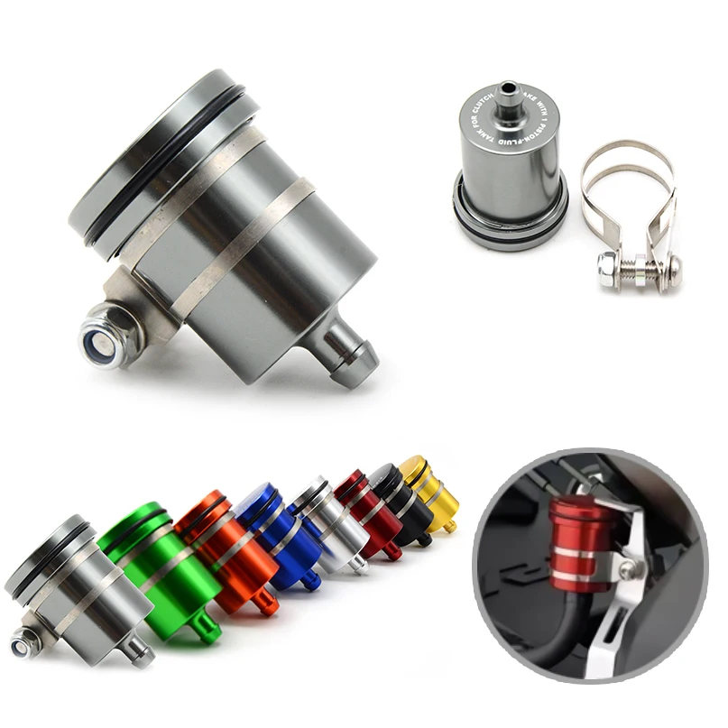 Motocross motorcycle aluminium rear brake pump fluid tank RESERVOIR for KAWASAKI ZX636R ZX6R ninja 250 300 650 Hyosung GT250R
Motocross motorcycle aluminium rear brake pump fluid tank RESERVOIR for KAWASAKI ZX636R ZX6R ninja 250 300 650 Hyosung GT250R