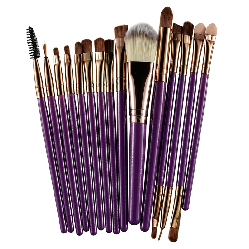 ROSALIND Professional 15 Pcs/Sets Eye Shadow Foundation Eyebrow Lip Brush Makeup Brushes Comestic Tool Make Up Eye Brushes
ROSALIND Professional 15 Pcs/Sets Eye Shadow Foundation Eyebrow Lip Brush Makeup Brushes Comestic Tool Make Up Eye Brushes