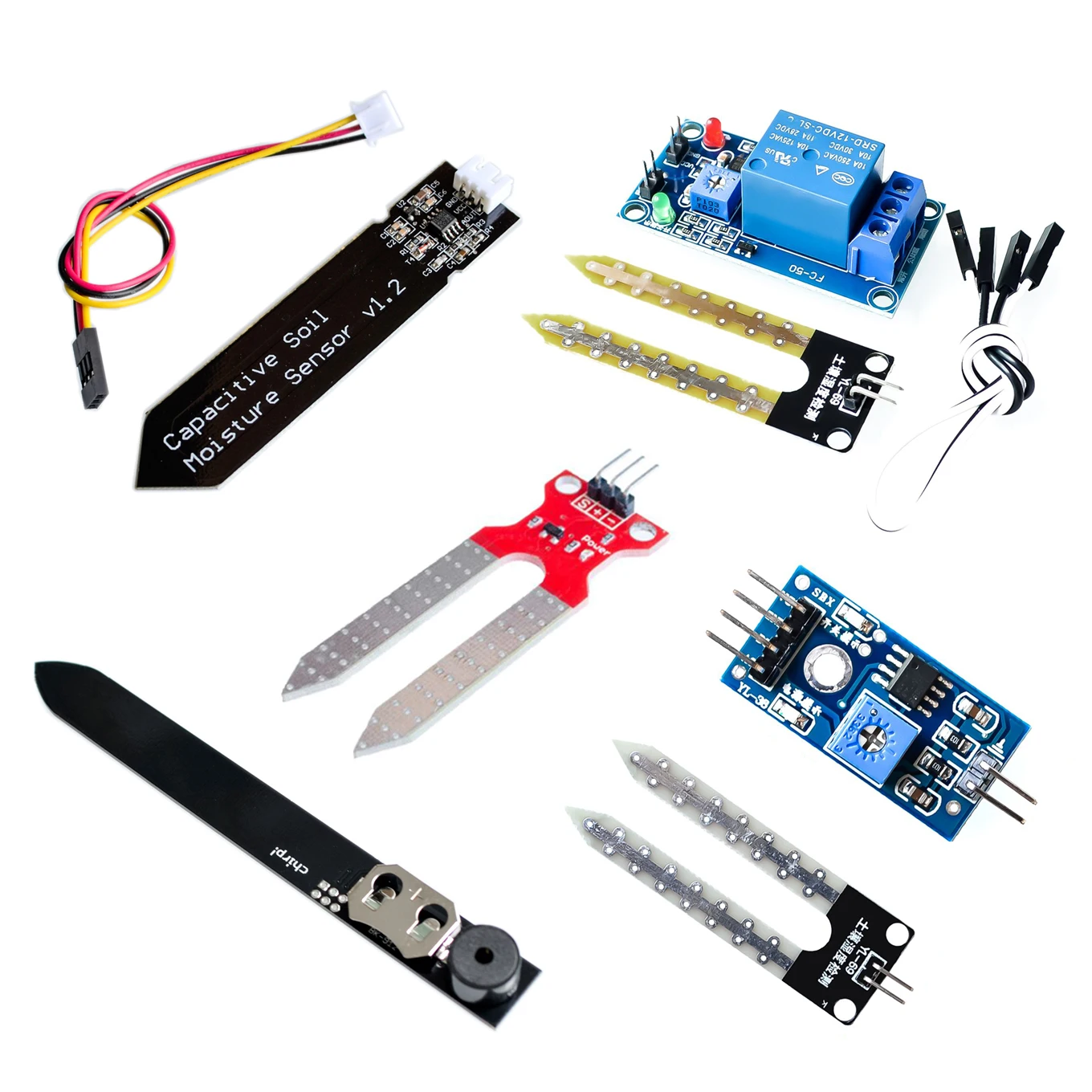 Capacitive soil moisture sensor not easy to corrode wide voltage wire for arduino
Capacitive soil moisture sensor not easy to corrode wide voltage wire for arduino