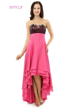 Short Front Long Back 2019 Prom Dresses A-line Sweetheart Fuchsia Chiffon Sequins Long Prom Gown Evening Dresses Evening Gown
Short Front Long Back 2019 Prom Dresses A-line Sweetheart Fuchsia Chiffon Sequins Long Prom Gown Evening Dresses Evening Gown
