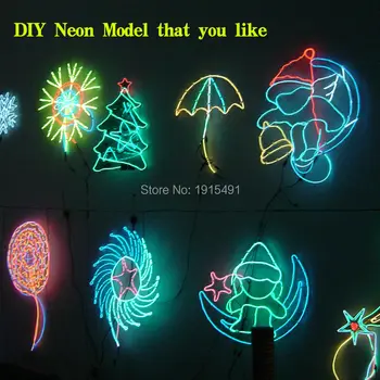 Neon Sparkling 2Meters 2.8mm EL Glowing Rope Tube DIY Birthday Gift DC-3V Lime Green LED Strip Finalize the design for Signboard
Neon Sparkling 2Meters 2.8mm EL Glowing Rope Tube DIY Birthday Gift DC-3V Lime Green LED Strip Finalize the design for Signboard