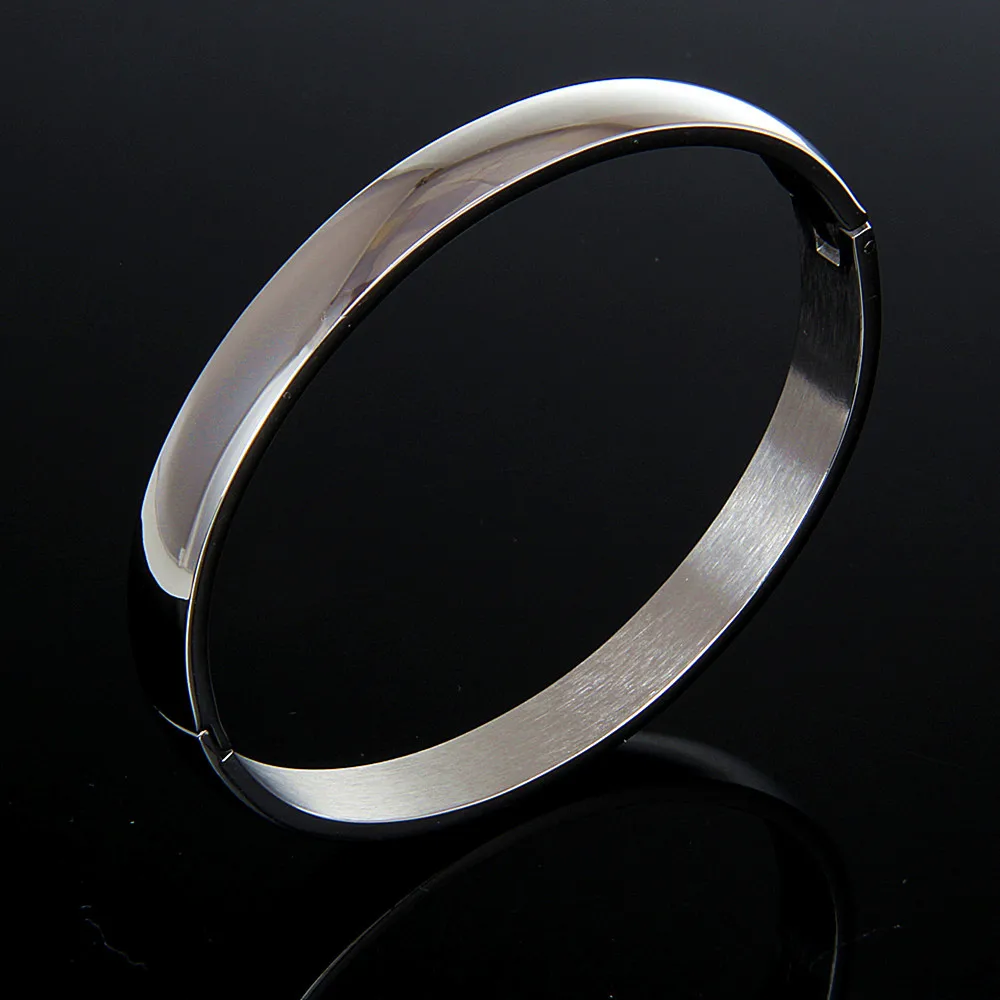 Fashion Trendy Wide Bangle Bracelet Stainless Steel Simple Style CuffTop Quality Smooth Shining Jewelry Hot Valentine's Gift
Fashion Trendy Wide Bangle Bracelet Stainless Steel Simple Style CuffTop Quality Smooth Shining Jewelry Hot Valentine's Gift