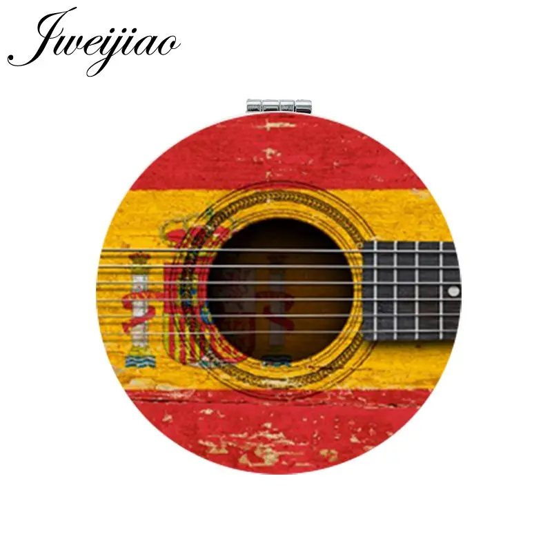 JWEIJIAO Vintage Guitar Country Flag Musical Round Pocket Mirror PU Leather Folding Compact Makeup Mirrors espejo de maquillaje
JWEIJIAO Vintage Guitar Country Flag Musical Round Pocket Mirror PU Leather Folding Compact Makeup Mirrors espejo de maquillaje
