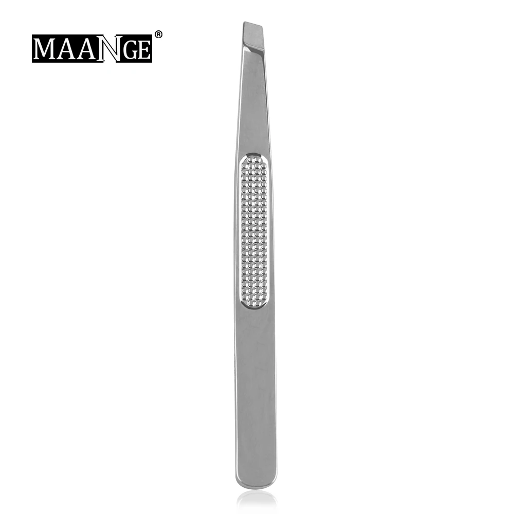 MAANGE 1PC Angled Slanted Eyebrow Tweezers Face Hair Removal Clip Brow Trimmer Stainless Steel Cosmetics Beauty Makeup Tool
MAANGE 1PC Angled Slanted Eyebrow Tweezers Face Hair Removal Clip Brow Trimmer Stainless Steel Cosmetics Beauty Makeup Tool