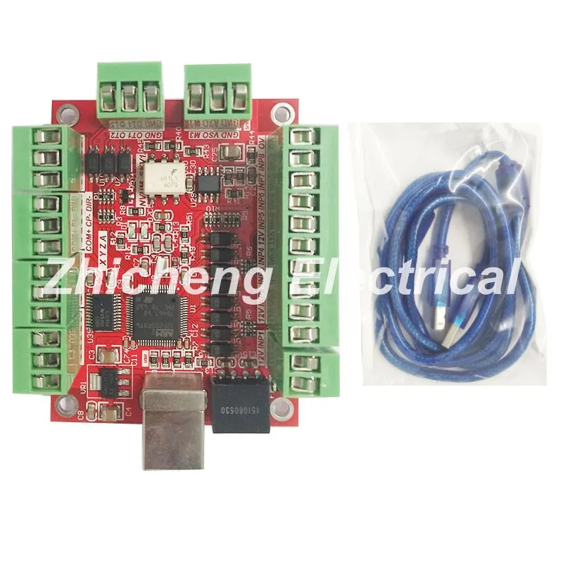 Free shipping CNC MACH3 USB 4 Axis 100KHz USBCNC Smooth Stepper Motor Controller card breakout board for CNC Engraving 12-24V
Free shipping CNC MACH3 USB 4 Axis 100KHz USBCNC Smooth Stepper Motor Controller card breakout board for CNC Engraving 12-24V