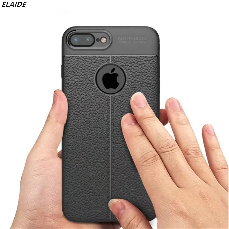 ELAIDE Litchi Leather Phone Case for iPhone 7 Case Slim Soft Silicon Carbon Fiber Cover for iPhone 7 Plus Cases Cover Coque i7
ELAIDE Litchi Leather Phone Case for iPhone 7 Case Slim Soft Silicon Carbon Fiber Cover for iPhone 7 Plus Cases Cover Coque i7