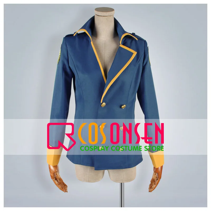 COSPLAYONSEN Attack on Titan The Last Wings of Mankind Hangeki no Tsubasa Embroidered Blue Coat/Jacket Cosplay Costume
COSPLAYONSEN Attack on Titan The Last Wings of Mankind Hangeki no Tsubasa Embroidered Blue Coat/Jacket Cosplay Costume