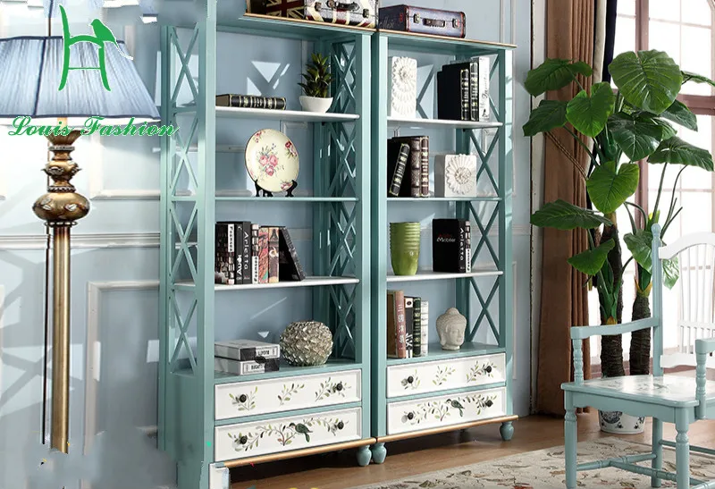 Louis Fashion Van Gogh Village Furniture Retro Painted American Solid Wood Bookshelf Flower Floor Multilayer Storage Rack
Louis Fashion Van Gogh Village Furniture Retro Painted American Solid Wood Bookshelf Flower Floor Multilayer Storage Rack