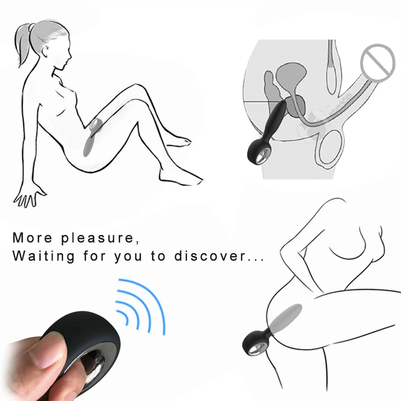 Анальный Вибратор Для Мужчин И Женщин