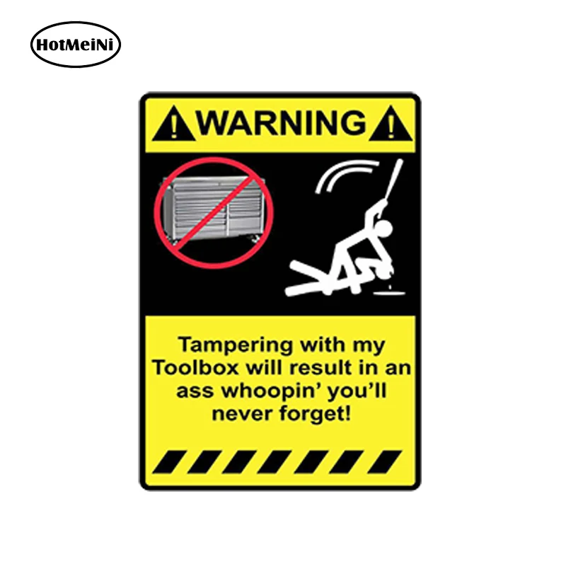 HotMeiNi 13*8cm Car Accessories Warning Tampering With Toolbox 3D Sticker Decal Funny Truck Car Tools Tool Box Waterproof
HotMeiNi 13*8cm Car Accessories Warning Tampering With Toolbox 3D Sticker Decal Funny Truck Car Tools Tool Box Waterproof